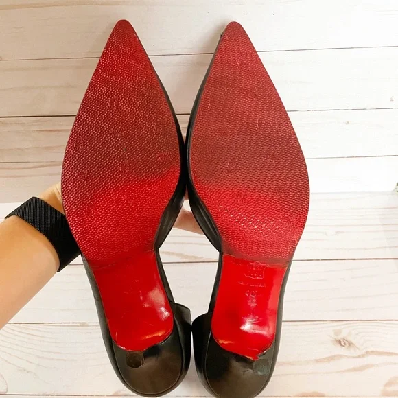 Christian Louboutin Black Napa Sixties size 40 - Picture 4 of 12